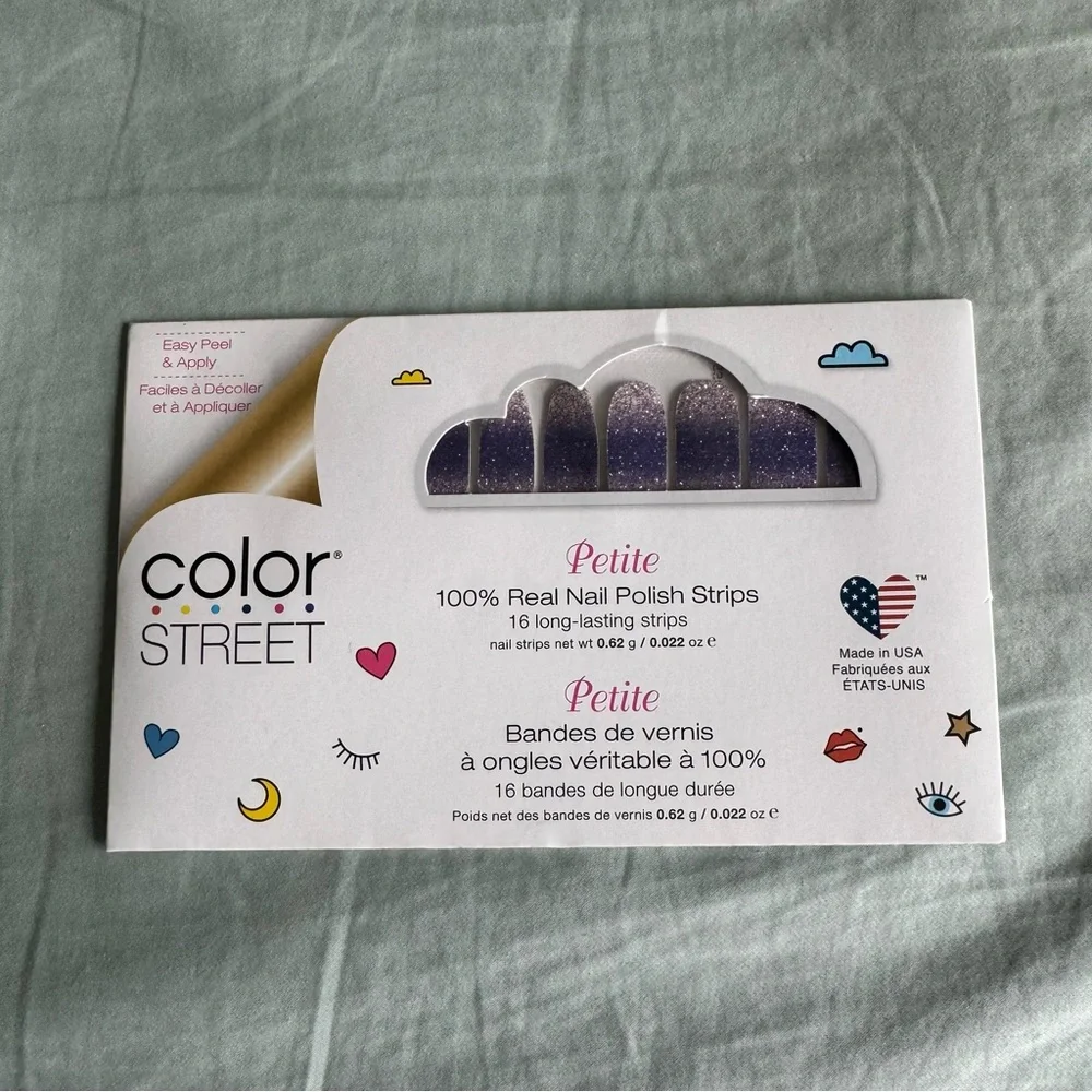 *Retired* Color Street: Achieve Grapeness (Petite) | Purple Gradient Glitter - Picture 3 of 14